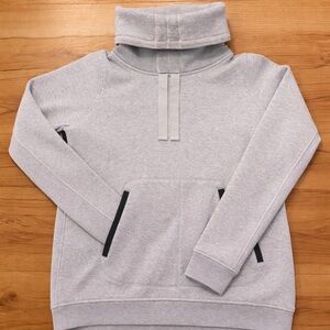 Lululemon Women's Gray High-Neck Pullover Sweater